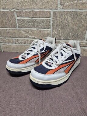 Men's Athletic Sneakers - Navy, Orange & White NFL Denver Broncos 9.5